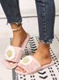 Daisy Furry Home Slippers One Size Small