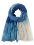 Casual Bali Gradient Pattern Scarf Silk Shawl Scarf