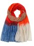 Casual Bali Gradient Pattern Scarf Silk Shawl Scarf