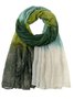 Casual Bali Gradient Pattern Scarf Silk Shawl Scarf