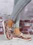 Boho Canvas Ethnic Flats