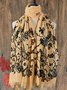 Ethnic Vintage Cotton Linen Floral Pattern Scarf Silk Scarf Shawl