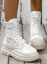 Down Panel Thermal Biker Boots