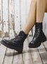 Down Panel Thermal Biker Boots