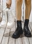 Down Panel Thermal Biker Boots