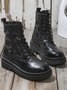 Down Panel Thermal Biker Boots