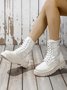 Down Panel Thermal Biker Boots