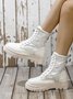 Down Panel Thermal Biker Boots