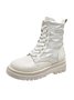Down Panel Thermal Biker Boots