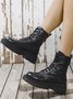 Down Panel Thermal Biker Boots