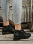 Bow Knot Chunky Heel Pointed Toe Booties
