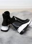 Faux Suede Panel Sports Booties