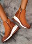Faux Suede Panel Sports Booties
