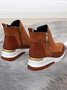 Faux Suede Panel Sports Booties