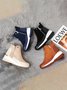 Faux Suede Panel Sports Booties