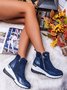 Faux Suede Panel Sports Booties