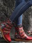 Ethnic Vintage Floral Boots