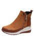 Faux Suede Panel Sports Booties
