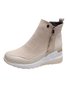 Faux Suede Panel Sports Booties