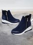 Faux Suede Panel Sports Booties
