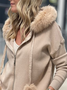 Plain Wool/Knitting Sweater Coat