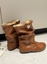Tiger Metal Trim Crinkle Boots