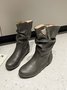 Tiger Metal Trim Crinkle Boots