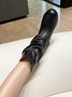 Tiger Metal Trim Crinkle Boots