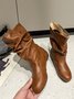 Tiger Metal Trim Crinkle Boots