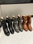 Tiger Metal Trim Crinkle Boots