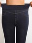 Plain Casual Tight Jeans