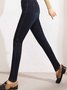 Plain Casual Tight Jeans