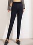 Plain Casual Tight Jeans