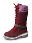 KNIT WOOL PANEL BUCKLE LACES Casual Hiking Boots