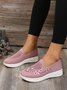 Floral Embroidered Flyknit Sneakers