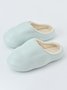 Plus Size Warm Lined EVA Slippers