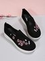 Floral Embroidered Flyknit Sneakers