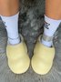 Plus Size Warm Lined EVA Slippers