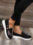 Floral Embroidered Flyknit Sneakers