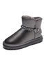 Rhinestone Chain Waterproof Snow Boots