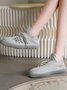 Plus Size Size Strap Mesh Fabric Sneakers