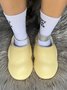 Plus Size Warm Lined EVA Slippers