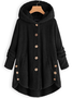 Cashmere Casual Solid Hooded Coats