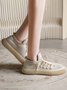 Plus Size Size Strap Mesh Fabric Sneakers