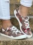 Christmas Snowman Printing Sneakers