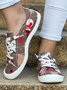 Christmas Snowman Printing Sneakers