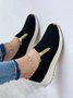 Plain Double Zip Sneakers