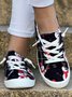 Christmas Snowman Printing Sneakers