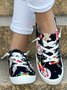 Christmas Snowman Printing Sneakers