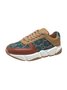 Abstract Pattern Patchwork Casual Sneakers